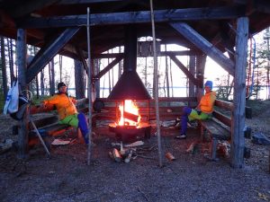 SUP-Reise-Abenteuer-Lagerfeuer-Finnland