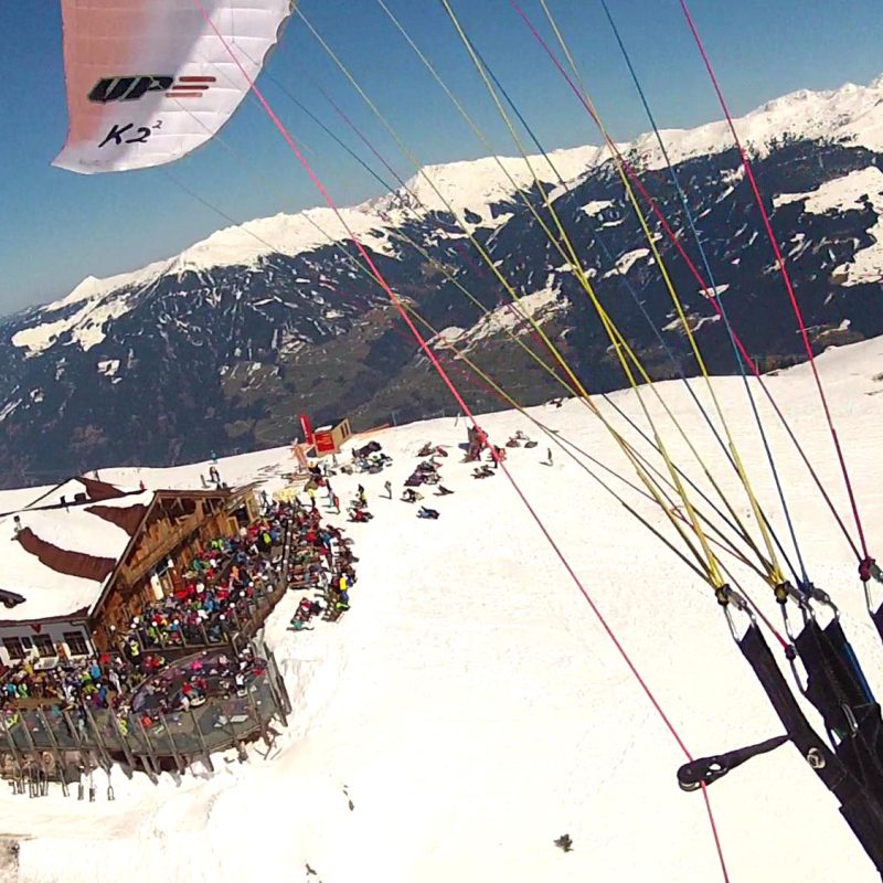 Tandem Paragleiten Kristallhütte Zillertal