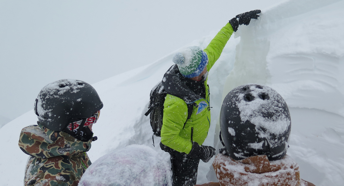 Schnee- und Lawinencamp